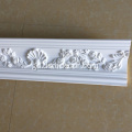 Moulding cornice ceàrnach gràbhaladh polurethane ùr-nodha